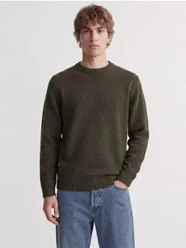 Jack & Jones JJESOHO OLLIE KNIT CREW NECK SN Rundhalspullover Relaxed Fit (12278924) rosin/braunmeliert