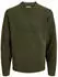 Jack & Jones JJESOHO OLLIE KNIT CREW NECK SN Rundhalspullover Relaxed Fit (12278924) rosin/braunmeliert