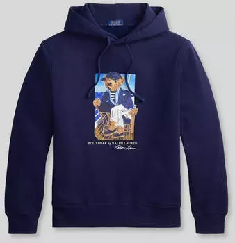 Polo Ralph Lauren Fleece-Sweatshirt mit Polo Bear (710B21811001) blau