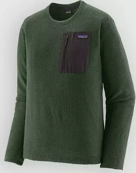 Patagonia R1 Air Crew Fleece Pullover (40236-TLGR) treeline green