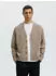 Selected Tom Regular Fit Strickjacke oatmeal/neps