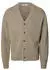 Selected Tom Regular Fit Strickjacke oatmeal/neps