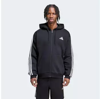 Adidas Essentials 3-Streifen Sweatjacke (KY6559) schwarz/weiß