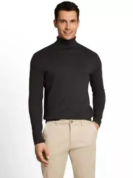 Tom Tailor Rollkragenpullover im Strick-Design (1048216) schwarzmeliert