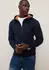 KangaROOS Kapuzenstrickjacke Regular Fit (28678739) schwarz/marine