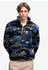 Superdry Terrain Fleece Zip Thru Sweat Jacke Relaxed Fit navy camo