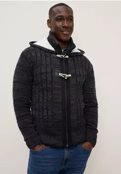 KangaROOS Kapuzenstrickjacke Regular Fit (66410226) anthrazit meliert