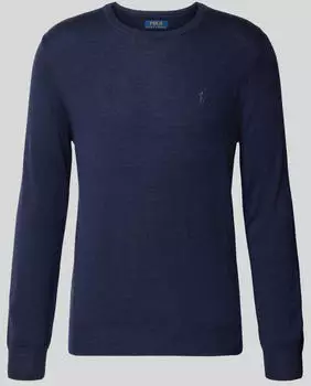 Polo Ralph Lauren Waschbarer Rundhalspullover aus Wolle blue (100103928)