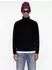 Jack & Jones JPRBLUCALLUM Cable Knit Roll Neck Rollkragenpullover Regular Fit (12299948) schwarz