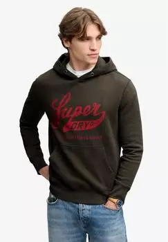 Superdry Vintage Script Hood Kapuzensweatshirt Relaxed Fit Vintage (M2014566A) vintage schwarz