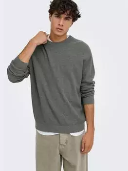 Only & Sons ONS Rodger Pullover (31096213) castor gray