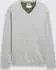 Tom Tailor 1039811 Strickpullover mit V-Ausschnitt grau