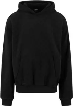 Urban Classics Jacquard Velvet Oversized Hoody (TB6770-00007-0037) schwarz