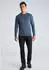 Lindbergh Strickpullover mit Rundhals Slim Fit (50080936) blue mel