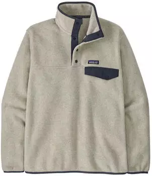Patagonia Men's Synchilla Snap-T Fleece Pullover (25551) hellgrau/dunkelblau