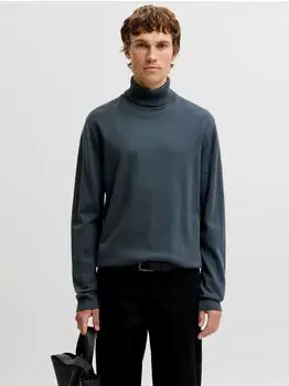Jack & Jones Pullover mit Rollkragen (12258051) dunkelgrau