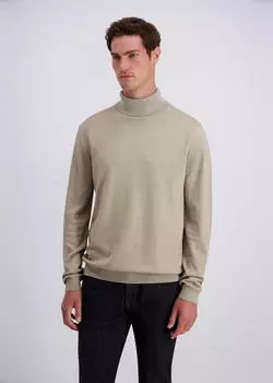 Pierre Cardin Rollkragen Pullover mit Rippbündchen (713653) oyster gray