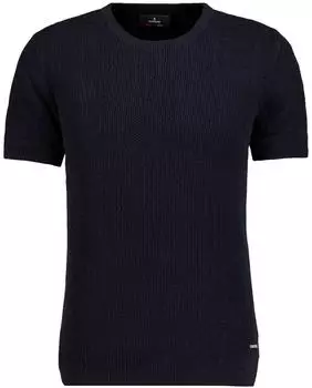 Ragman Strickpullover Kurzarm, Rundhals (19294852) schwarz