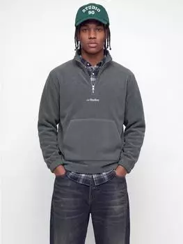Jack & Jones JJSOHO Halfzip Fleece Pullover Relaxed Fit (12279680) turbulence