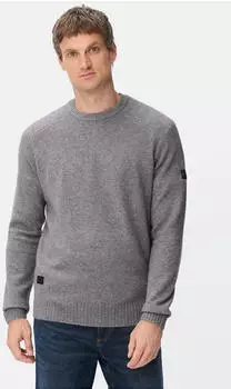 Camel Active Pullover mit Raglan&auml;rmeln (409500-8K48-05) graumeliert