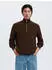 Selected TELLER Pullover Relaxed Fit dunkelbraun
