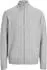 Jack & Jones JJCLEVELAND KNIT ZIP CARDIGAN Regular Fit (12298535) hellgrau