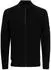 Jack & Jones JJCLEVELAND KNIT ZIP CARDIGAN Regular Fit schwarz