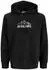 Jack & Jones JJROCHE SWEAT HOOD Kapuzensweatshirt Regular Fit (49552966) schwarz