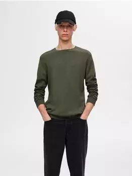 Selected SLHROSS Pullover kalamata