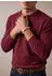Fynch-Hatton Strickpullover Casual Fit Rundhals brick