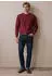 Fynch-Hatton Strickpullover Casual Fit Rundhals brick