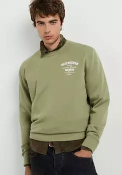 Pepe Jeans Summer Seasonal Logo Crew Sweatshirt Washed (143132721) washed army green