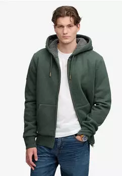Superdry Borg Lined Full Zip (M2014583A) green
