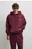Pegador Tate Oversized Sweater, Washed (79416919) washed dunkelrot weiß
