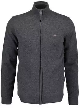 GANT Regular Fit Pure Wool Pullover (87314-90) charcoal melange