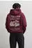Pegador Vipava Sweatshirt Oversized washed dunkelrot