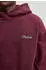 Pegador Vipava Sweatshirt Oversized washed dunkelrot