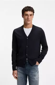Hugo Boss AVAC_CD-1 Strickjacke Regular Fit (hbeu50578024) dunkelblau