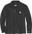 Carhartt Force Ironwood Relaxed Half-Zip Mock Neck Sweatshirt (106423) schwarz