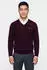 GANT Superfine Lambswool V-Neck Pullover Regular Fit (37908962) darkened wine