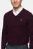 GANT Superfine Lambswool V-Neck Pullover Regular Fit (37908962) darkened wine