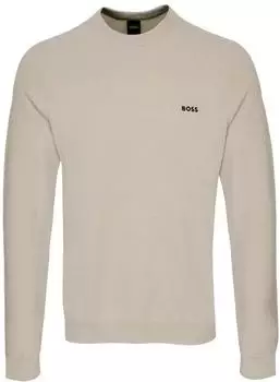 Hugo Boss KN_Momentum-X CN Strickpullover (10273795) light beige