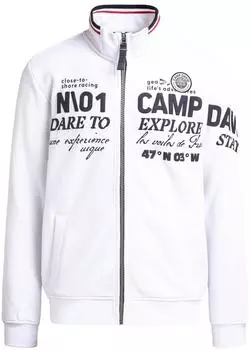 Camp David Sweatjacke mit Stehkragen (CPD8300001) marine/rot/wei&szlig;