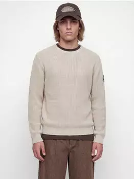 Jack & Jones JJCLEVELAND Knit Crew Neck Pullover (11119511) moonbeam