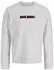 Jack & Jones JJAERO / JJMUNK Sweat Crew Neck Sweatshirt Regular Fit (12298431) offwhite melange