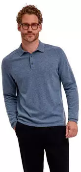 Falke Pure Cashmere Strickpullover (95081717) light denim