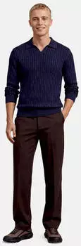 Zero Strickpullover mit Kragen (83070405) deep sky