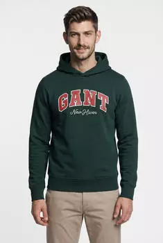 GANT Graphic Hoodie (68628304) tartan grün