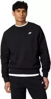 Nike FN3886-010, NIKE Club Crew Fleece-Sweatshirt Herren 010 - black/white M