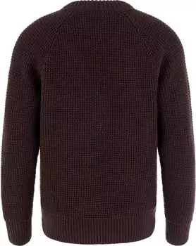 Fj&auml;llr&auml;ven &Ouml;vik Waffle Knit Strickpullover black oak (Herren) (F12600304-294)